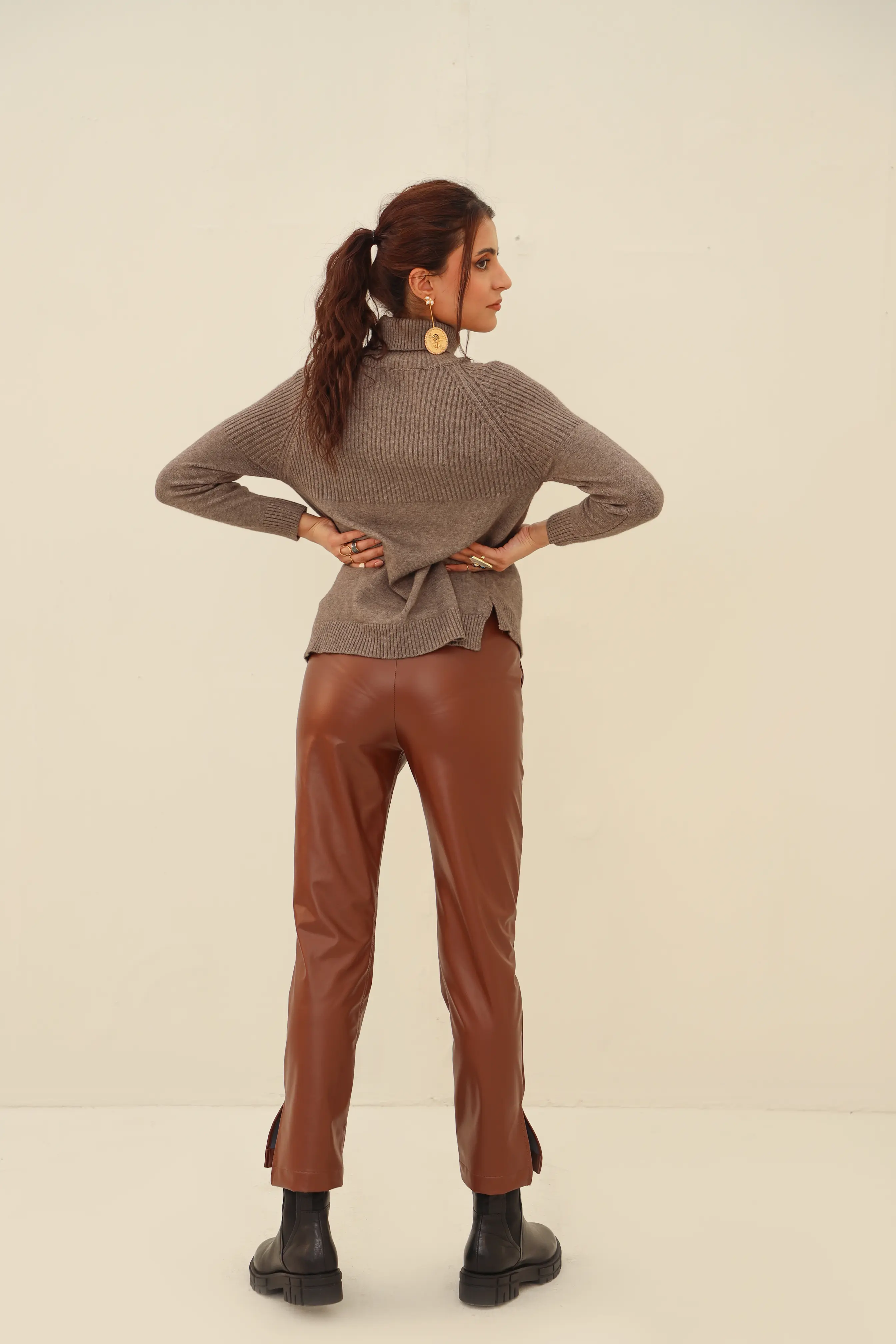 Audrey Leather Pants - Image 3