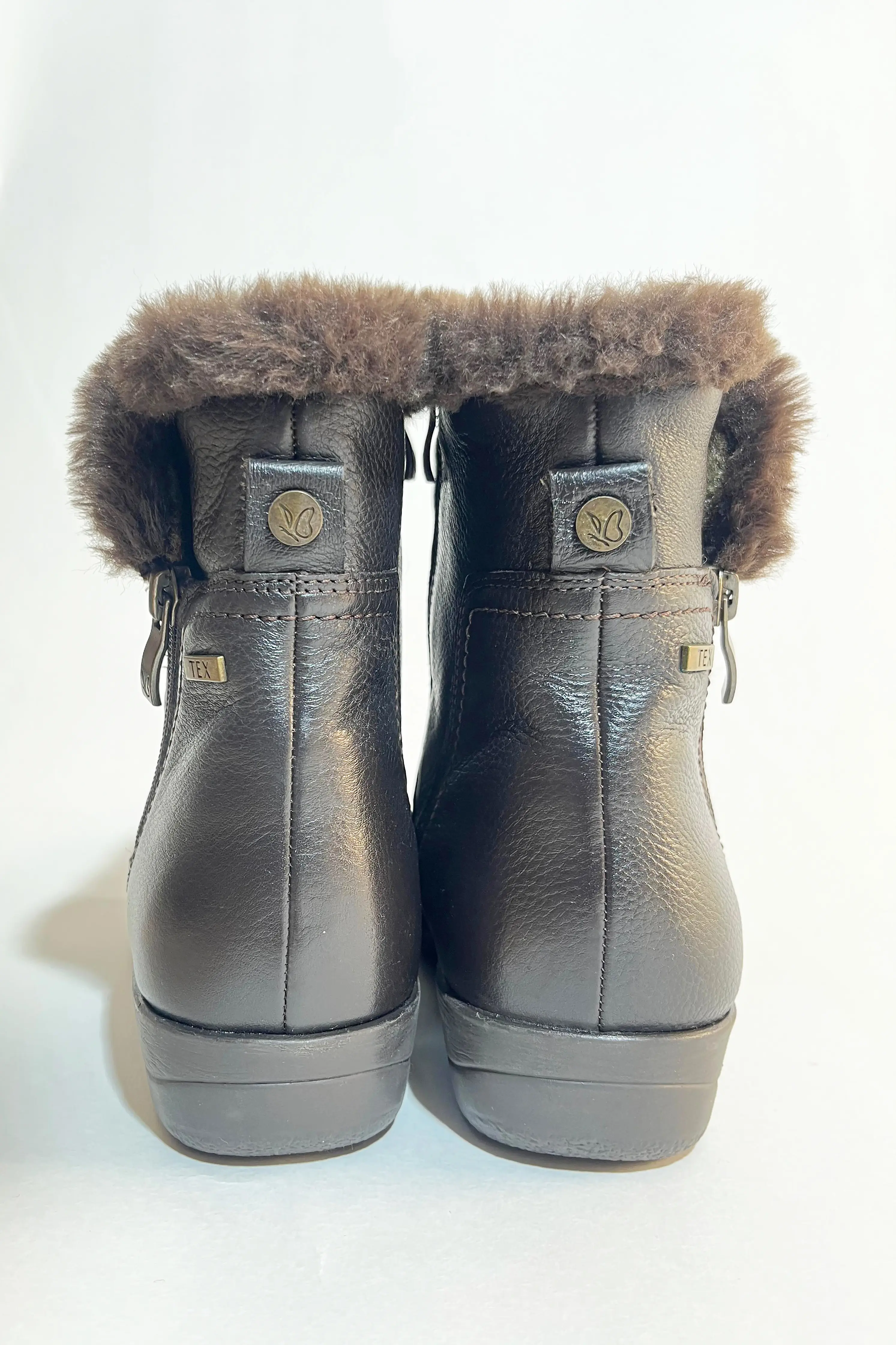 Brussels Glide fur boots Brown - Image 3