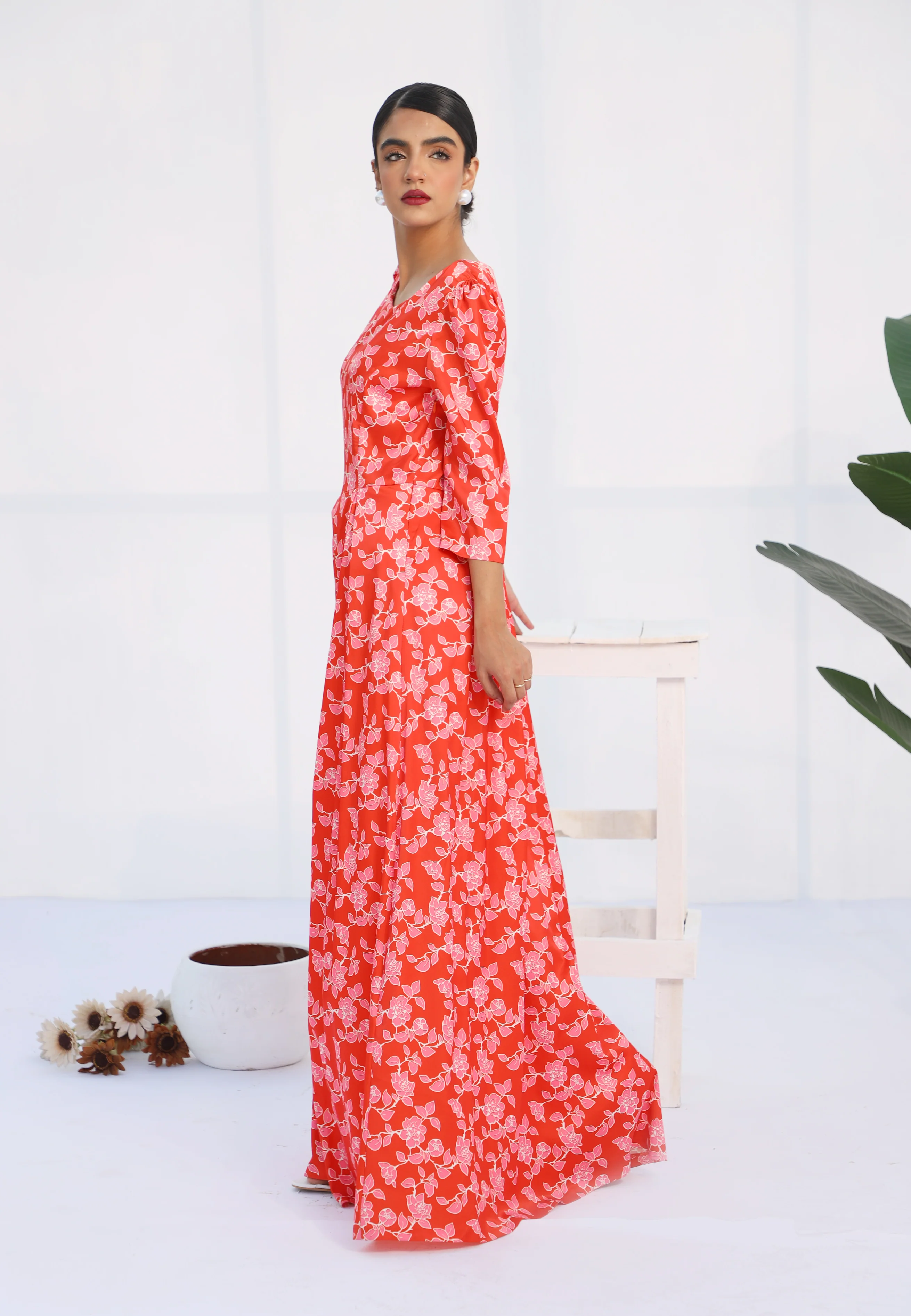 Floral Fantasy Maxi Dress - Image 2