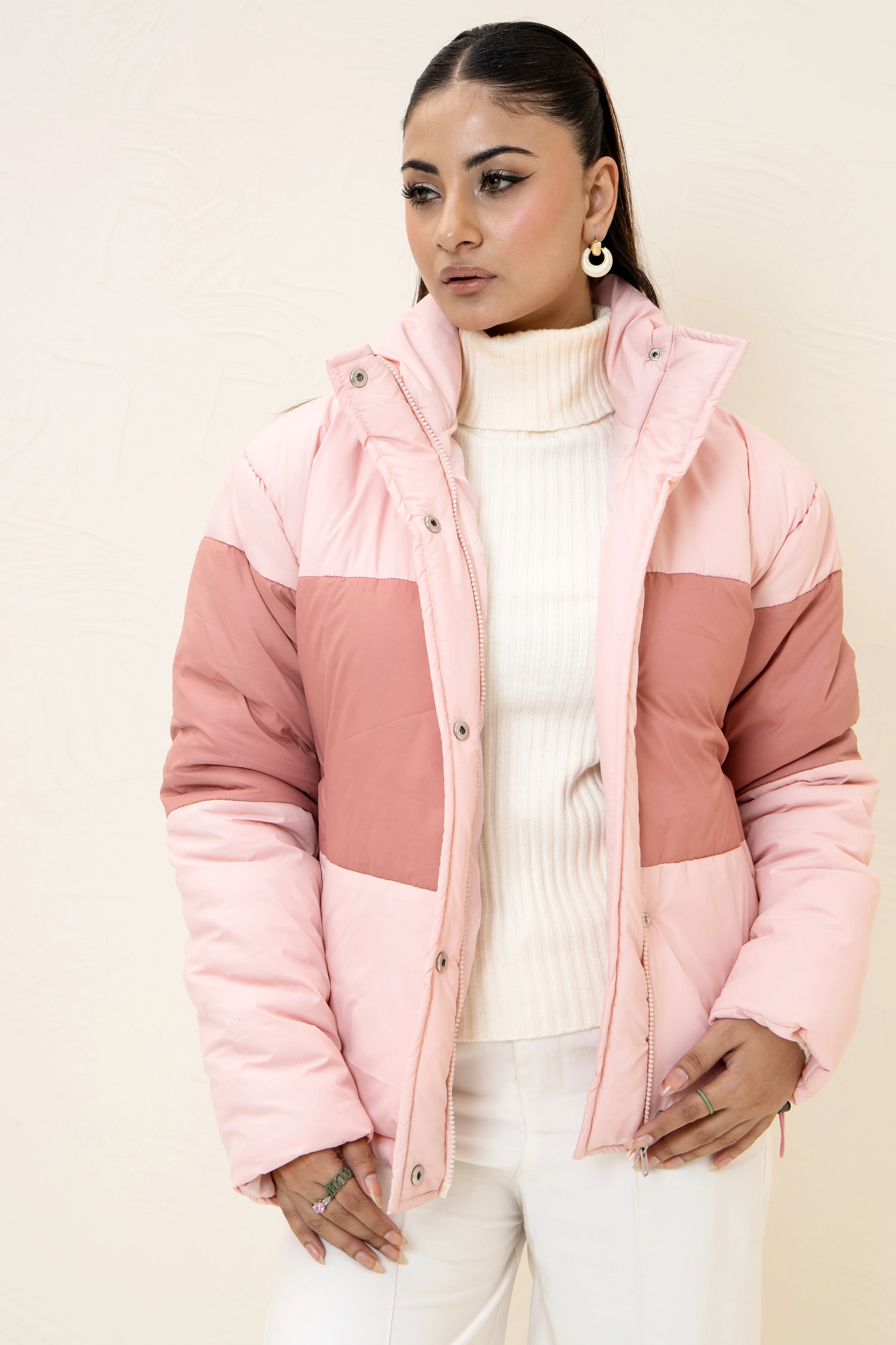 Frostline puffer jacket pink - Image 3