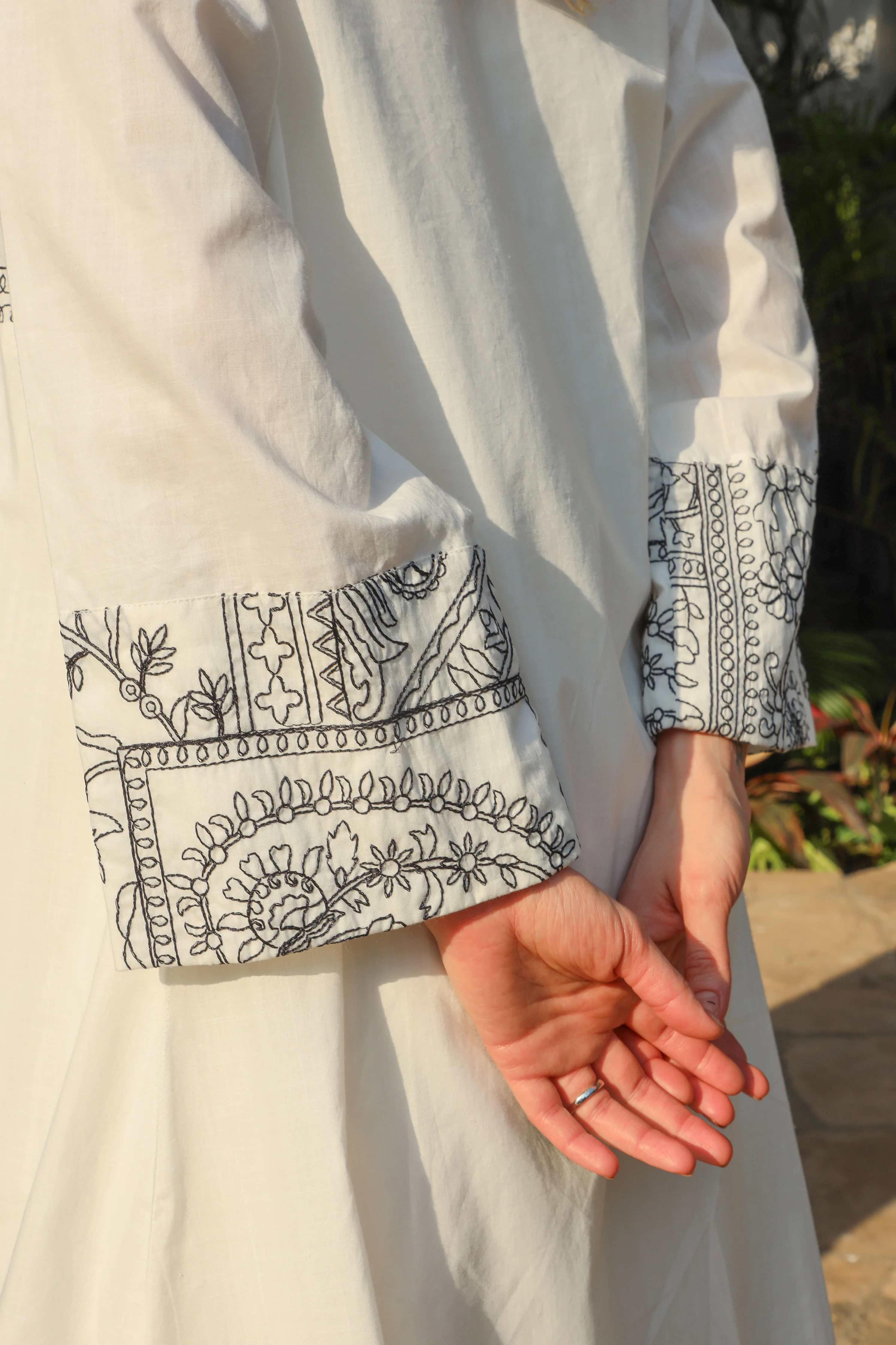kiara Embroided 2pc Gown Set - Image 2