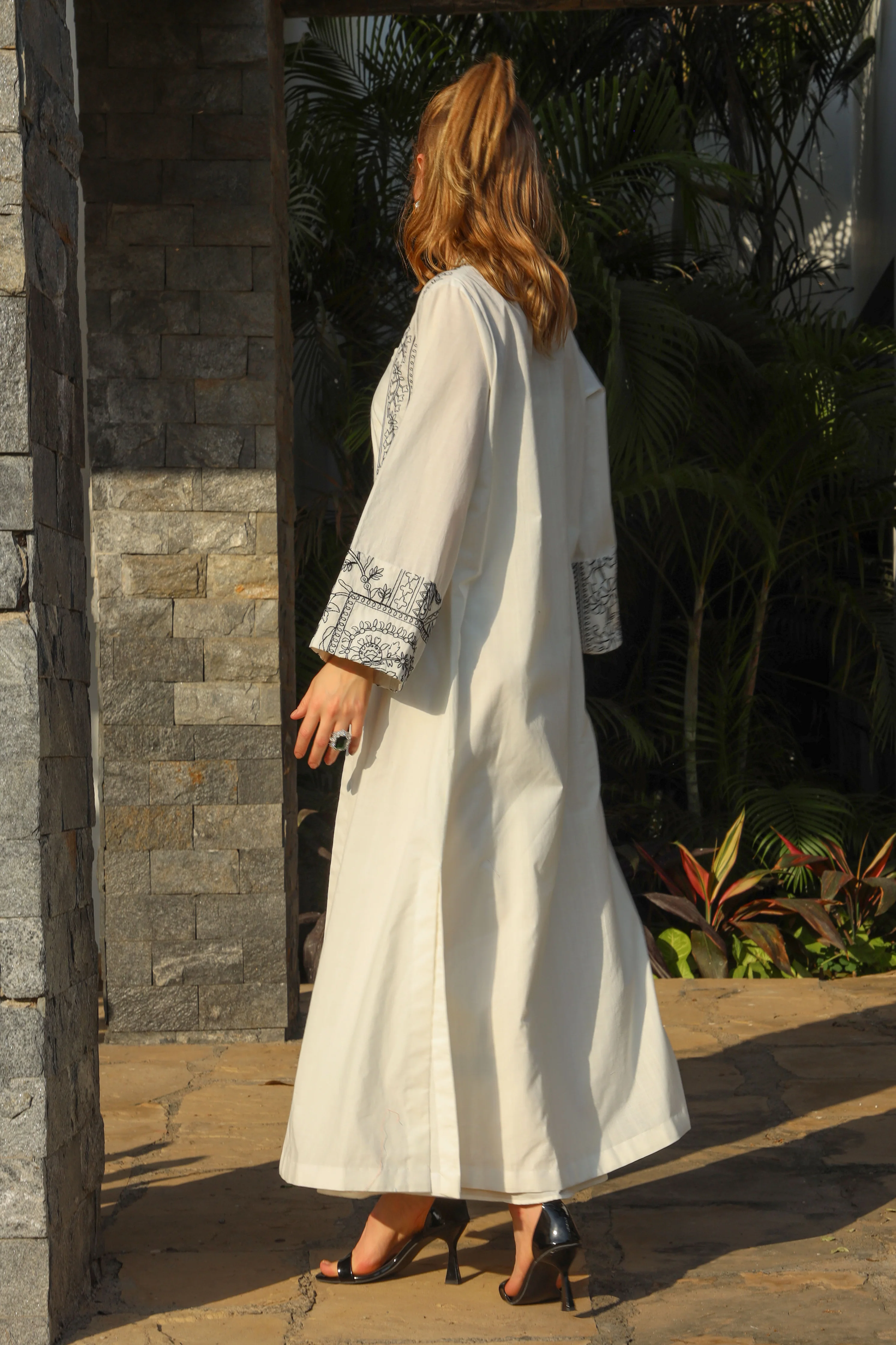kiara Embroided 2pc Gown Set - Image 3