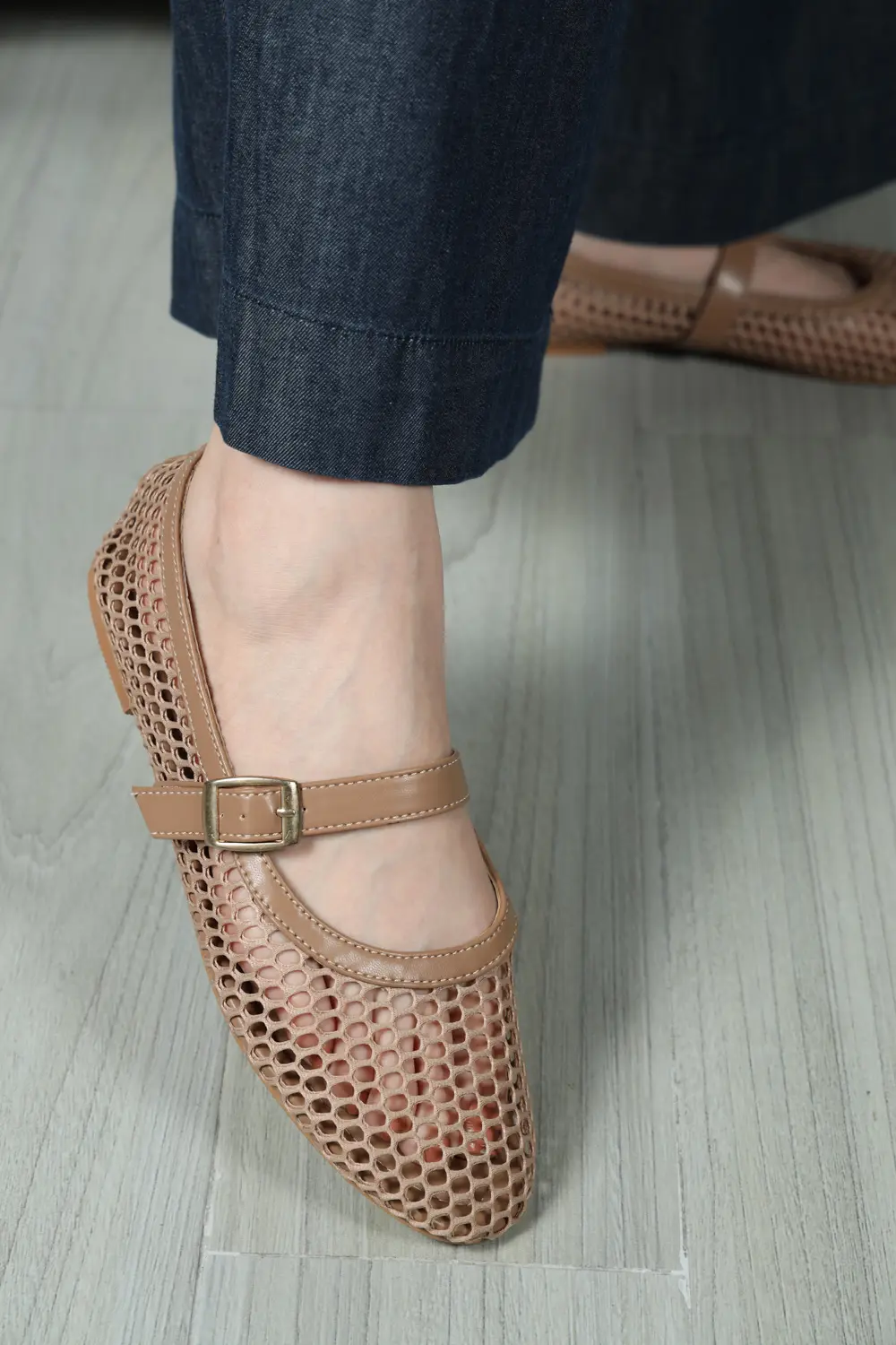 Lola Mary Janes Beige - Image 3