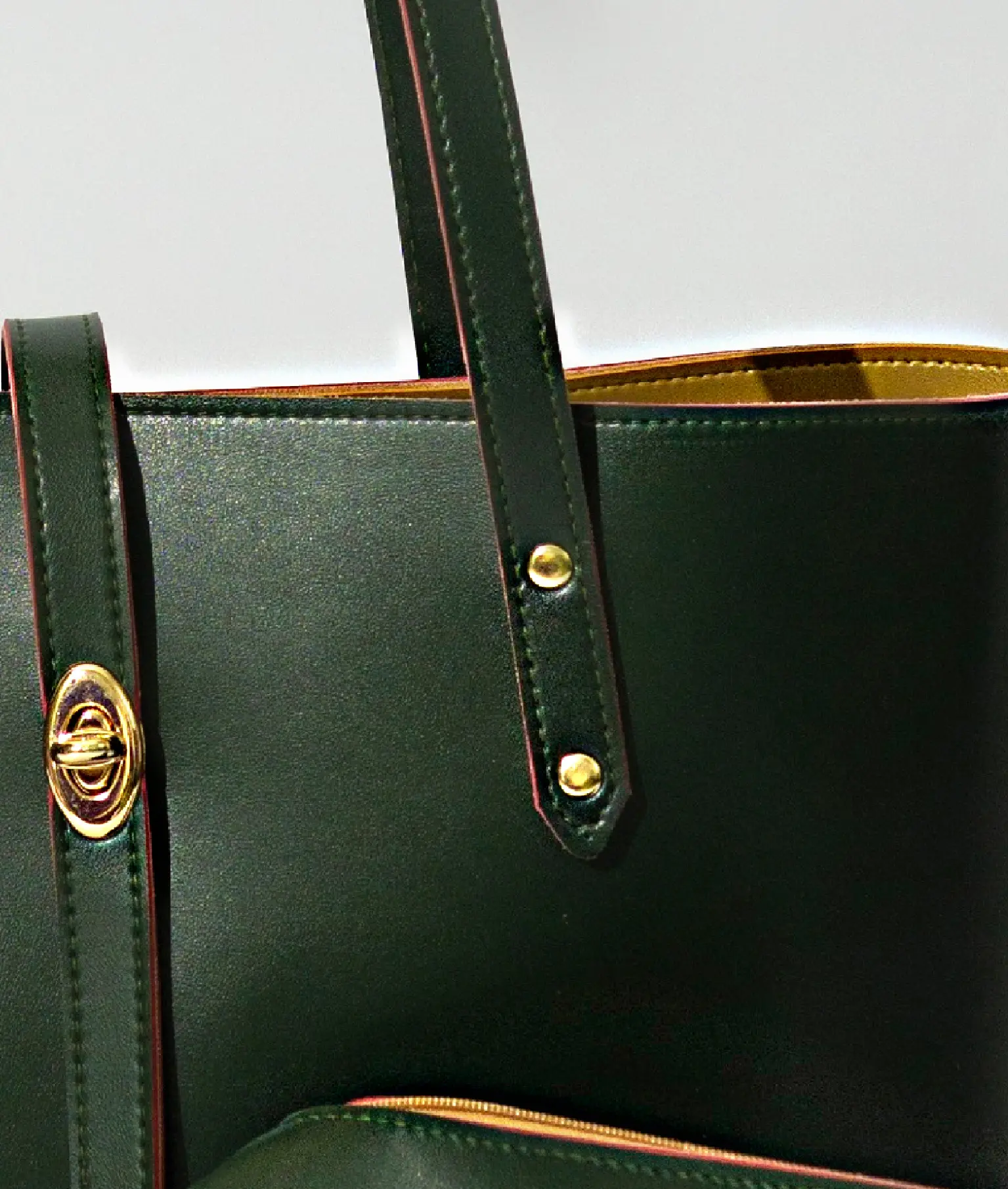 Lyon Tote Bag Green - Image 3