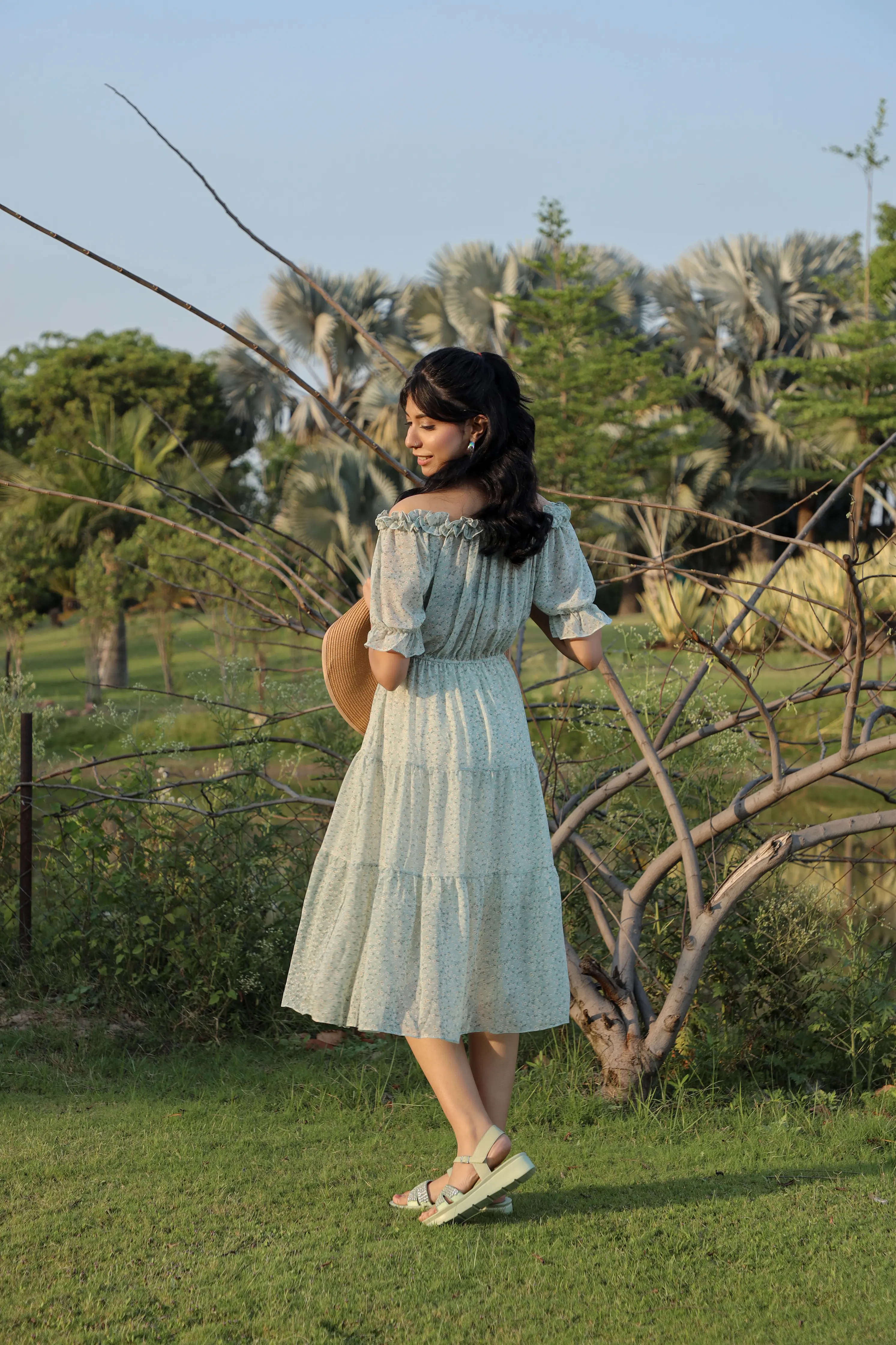 ROSY Off-Shoulder Mint - Image 3