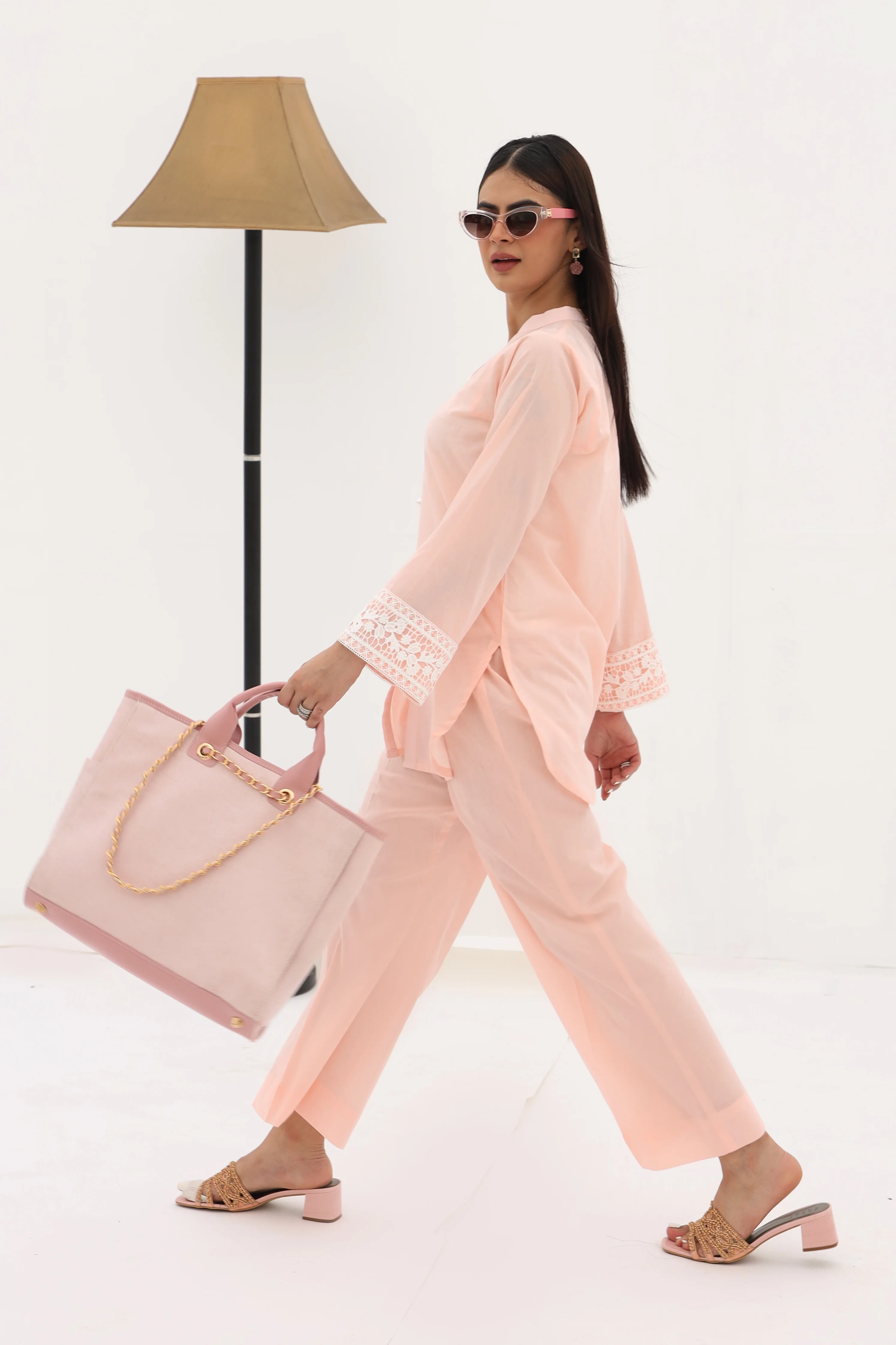 Sophie Co-ord Set Powder Pink - Image 3